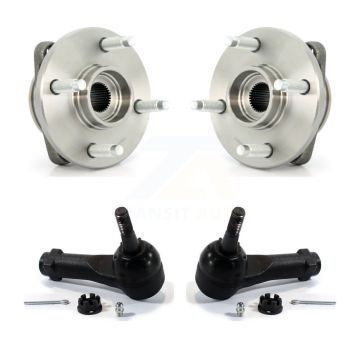 Front Wheel Bearing & Tie Rod End Kit For Chevrolet Cobalt Pontiac G5 Saturn Ion Pursuit K77-100108
