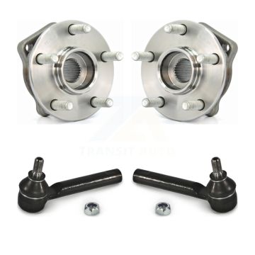 Front Wheel Bearing And Tie Rod End Kit For Subaru Impreza Forester Outback Legacy XV WRX K77-100114