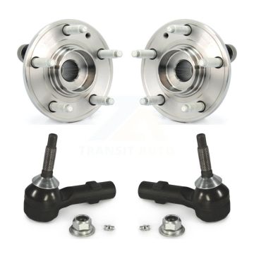 Front Wheel Bearing And Tie Rod End Kit For Ford Five Hundred Freestyle Taurus X Mercury K77-100117