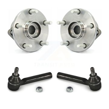 Front Wheel Bearing And Tie Rod End Kit For 2008-2014 Subaru Tribeca K77-100124