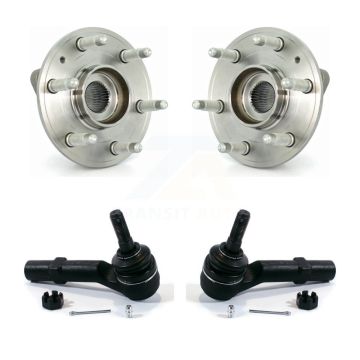 Front Wheel Bearing And Tie Rod End Kit For GMC Acadia Buick Enclave Chevrolet Traverse K77-100132