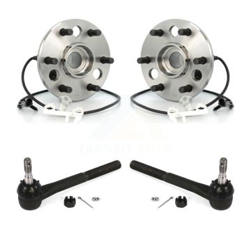 Front Wheel Bearing & Tie Rod End Kit For K1500 Chevrolet GMC K2500 Tahoe Yukon Suburban K77-100144