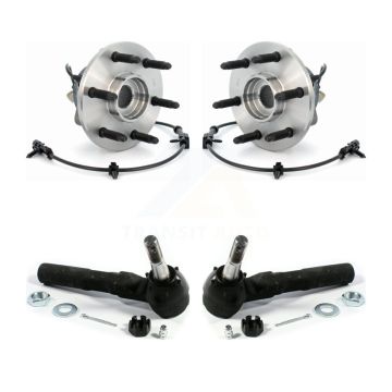 Front Wheel Bearing Tie Rod End Kit For 2007 Chevrolet Silverado 1500 Classic GMC Sierra K77-100149