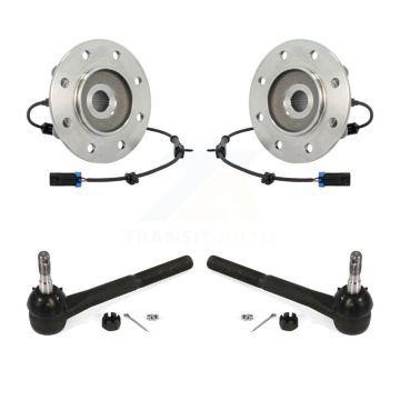 Front Wheel Bearing & Tie Rod End Kit For K2500 Chevrolet GMC K3500 Tahoe K1500 Suburban K77-100151