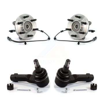 Front Wheel Bearing And Tie Rod End Kit For Ford F-150 4WD K77-100152
