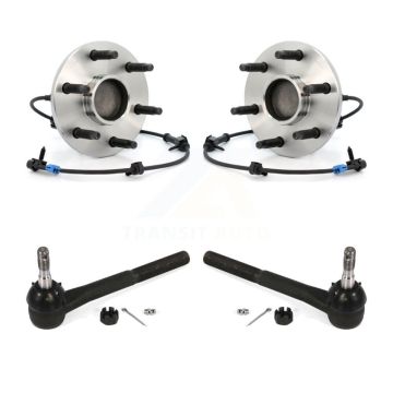 Front Wheel Bearing And Tie Rod End Kit For 2000 Chevrolet Tahoe RWD with 5.7L K77-100158