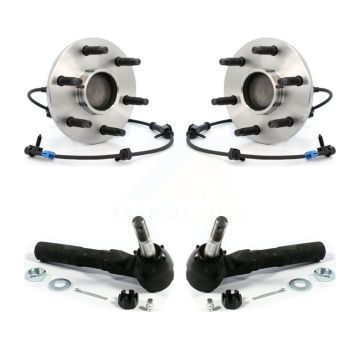 Front Wheel Bearing And Tie Rod End Kit For Chevrolet Silverado 1500 GMC Sierra Classic K77-100159