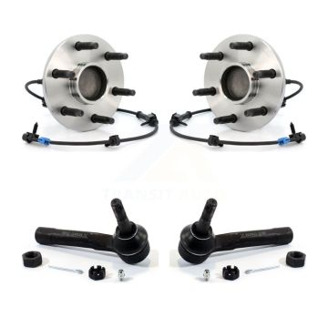 Front Wheel Bearing Tie Rod End Kit For Chevrolet GMC Silverado 1500 Sierra Avalanche XL K77-100160