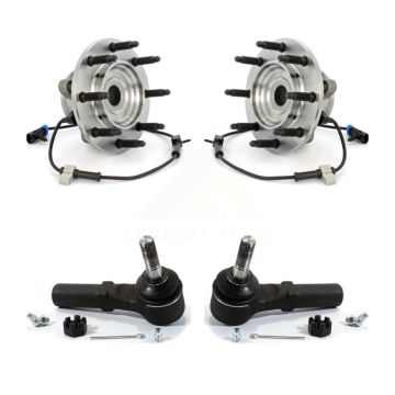 Front Wheel Bearing Tie Rod End Kit For GMC Chevrolet Sierra 2500 HD Silverado 3500 1500 K77-100163