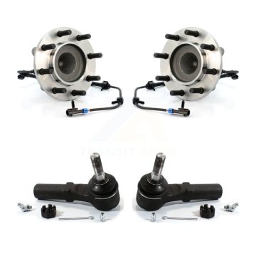 Front Wheel Bearing And Tie Rod End Kit For Chevrolet Express 3500 GMC Savana 4500 K77-100165