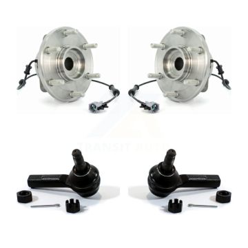 Front Wheel Bearing And Tie Rod End Kit For 2004 Nissan Pathfinder Armada K77-100166