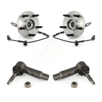 Front Wheel Bearing And Tie Rod End Kit For 2002-2005 Dodge Ram 1500 4-Wheel ABS K77-100169