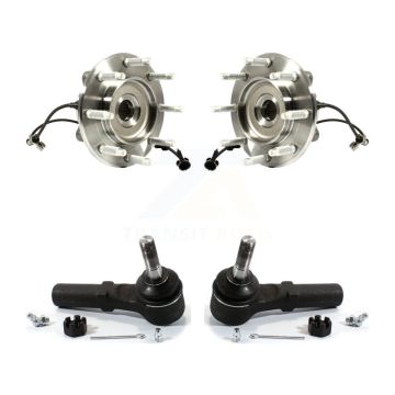 Front Wheel Bearing Tie Rod End Kit For GMC Chevrolet Sierra 2500 HD Silverado Classic XL K77-100172
