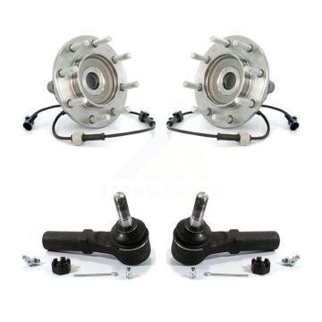 Front Wheel Bearing & Tie Rod End Kit For Chevrolet GMC Sierra 3500 Silverado Classic RWD K77-100173