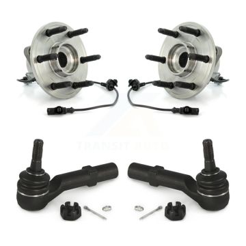 Front Wheel Bearing Tie Rod End Kit For Chevrolet GMC Sierra 1500 Silverado Avalanche XL K77-100176
