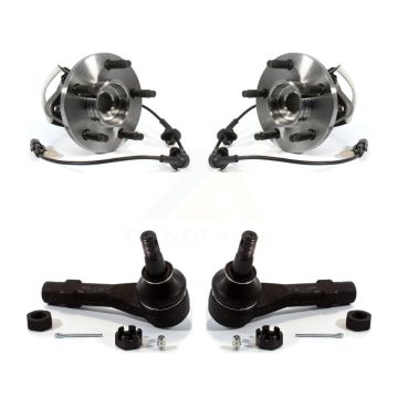 Front Wheel Bearing And Tie Rod End Kit For Ford Ranger Mazda B4000 Square Connector 4WD K77-100186