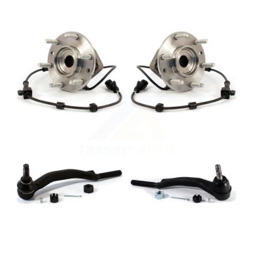 Front Wheel Bearing Tie Rod End Kit For Chevrolet GMC Trailblazer Envoy XL EXT SSR Buick K77-100196