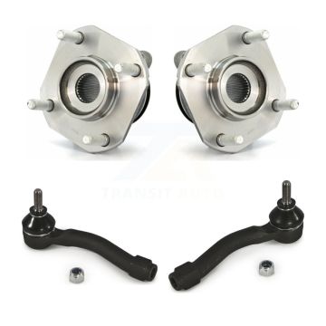 Front Wheel Bearing And Tie Rod End Kit For 2007-2012 Nissan Sentra 2.0L K77-100203