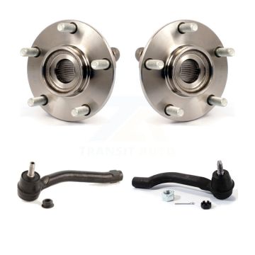 Front Wheel Bearing And Tie Rod End Kit For Nissan Rogue Select K77-100205