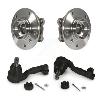 Front Wheel Bearing And Tie Rod End Kit For 2012-2015 BMW X1 AWD K77-100207