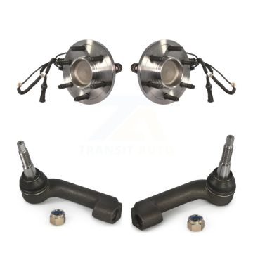 Front Wheel Bearing & Tie Rod End Kit For 2007-2010 Ford Expedition Lincoln Navigator RWD K77-100212
