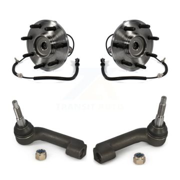 Front Wheel Bearing And Tie Rod End Kit For Ford F-150 K77-100215