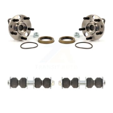 Front Hub Bearing Assembly And Link Kit For 1995-2005 Chevrolet Cavalier Pontiac Sunfire K77-100222