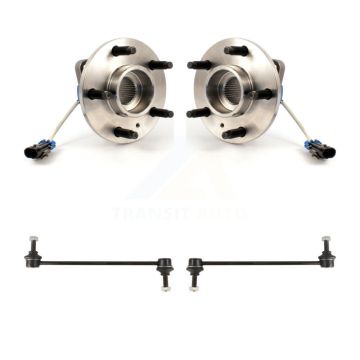 Front Hub Bearing Assembly And Link Kit For 2010 Buick Allure Without Performance Package K77-100233