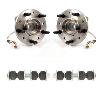 Front Hub Bearing Assembly And Link Kit For Pontiac Grand Am Chevrolet Malibu Oldsmobile K77-100238
