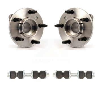 Front Hub Bearing Assembly Link Kit For Chevrolet Impala Pontiac Buick Grand Prix Century K77-100242