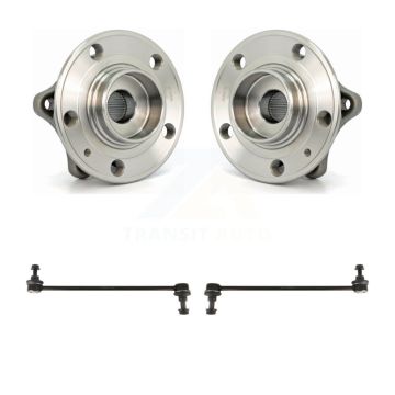 Front Hub Bearing Assembly And Link Kit For Volvo S60 XC70 V70 S80 K77-100251