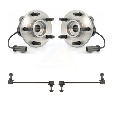 Front Hub Bearing Assembly And Link Kit For Chevrolet HHR K77-100255