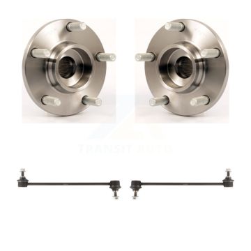 Front Hub Bearing Assembly And Link Kit For Mazda 3 K77-100258