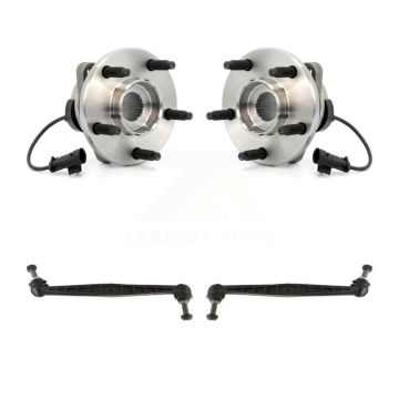 Front Hub Bearing Assembly And Link Kit For Chevrolet Malibu Pontiac G6 HHR Saturn Aura K77-100261