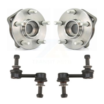 Front Hub Bearing Assembly And Link Kit For Subaru Outback XV Crosstrek Forester K77-100265