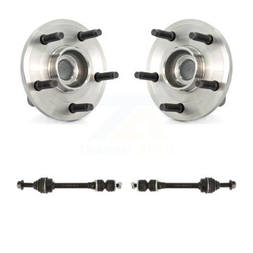 Front Hub Bearing Assembly And Link Kit For Dodge Dakota Mitsubishi Raider 2-Wheel ABS K77-100268