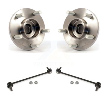 Front Hub Bearing Assembly And Link Kit For Volvo S40 C30 V50 C70 K77-100278