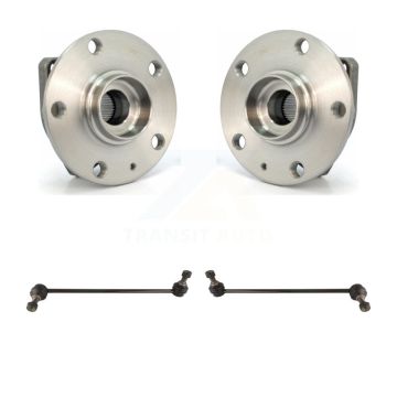 Front Hub Bearing Assembly & Link Kit For Volkswagen Golf SportWagen Rabbit Alltrack GTI K77-100283