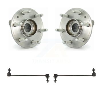 Front Hub Bearing Assembly And Link Kit For GMC Acadia Buick Enclave Chevrolet Traverse K77-100292