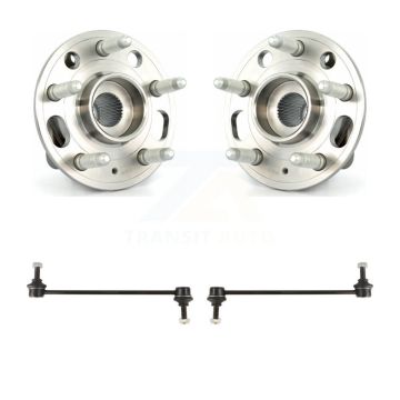 Front Hub Bearing Assembly And Link Kit For Buick LaCrosse Regal Saab 9-5 K77-100298