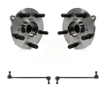 Front Hub Bearing Assembly And Link Kit For 2011-2017 Honda Odyssey K77-100300
