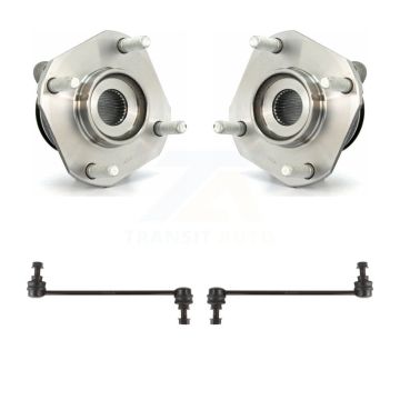 Front Hub Bearing Assembly And Link Kit For 2007-2012 Nissan Sentra 2.0L K77-100301