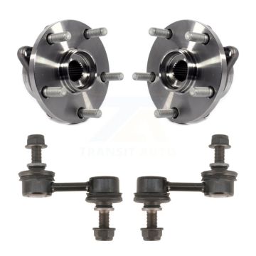 Front Hub Bearing Assembly And Link Kit For Subaru Impreza WRX STI K77-100304