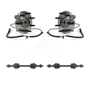 Front Hub Bearing Assembly And Link Kit For Ford F-150 K77-100308