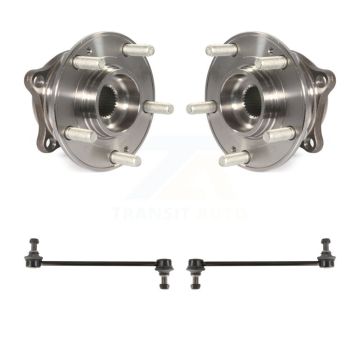 Front Hub Bearing Assembly And Link Kit For Hyundai Sonata Kia Cadenza K77-100318