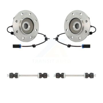 Front Hub Bearing Assembly & Link Kit For K2500 Chevrolet GMC K3500 Tahoe K1500 Suburban K77-100342