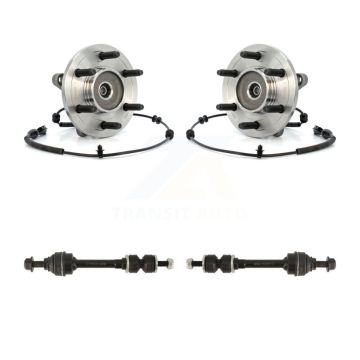 Front Hub Bearing Assembly Link Kit For Ford F-150 Lincoln Mark LT With 6 Lug Wheels 4WD K77-100364
