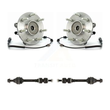 Front Hub Bearing Assembly Link Kit For Ford F-150 Lincoln Mark LT With 7 Lug Wheels 4WD K77-100365