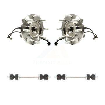 Front Hub Bearing Assembly Link Kit For GMC Chevrolet Sierra 2500 HD Silverado Classic XL K77-100369