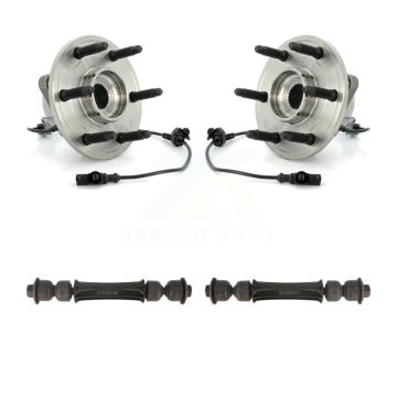 Front Hub Bearing Assembly Link Kit For Chevrolet GMC Sierra 1500 Silverado Avalanche XL K77-100375